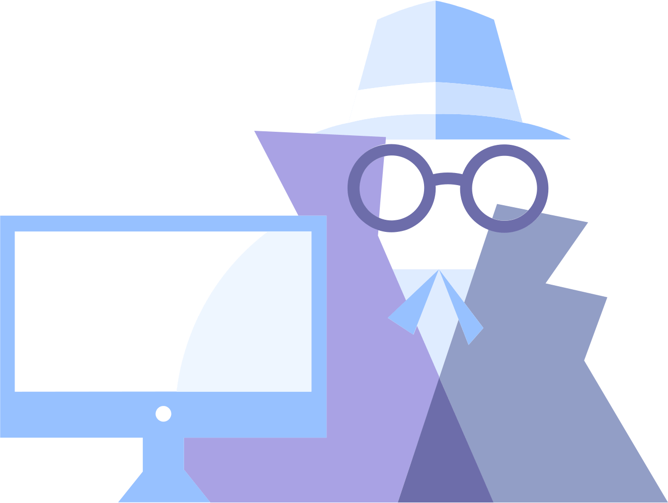 A Women Sending Anonymous Messages with a Bird